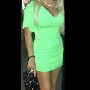 Alexis Neon Green Dress